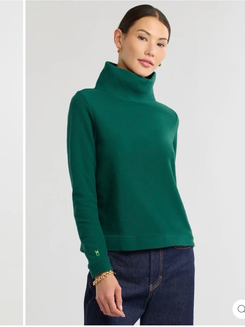 Dudley Stephens Vello Fleece Jade Green
Park Slope Turtleneck Size L